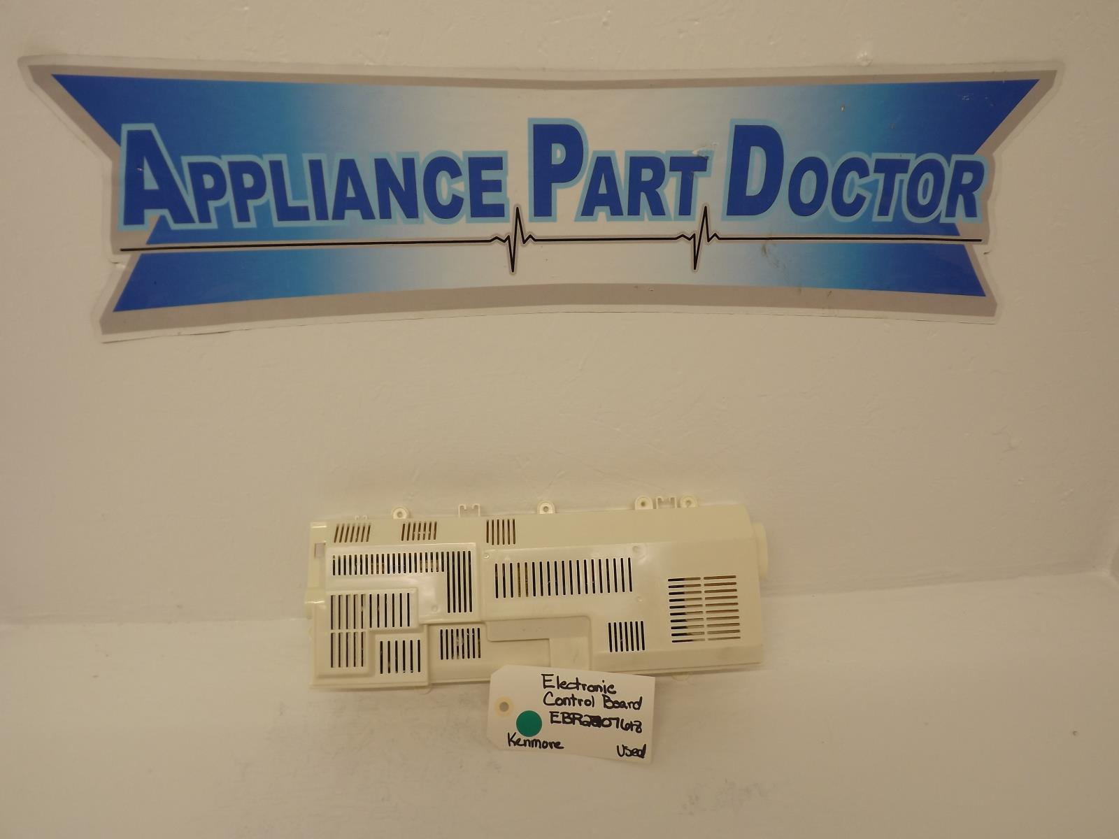 Kenmore Dryer EBR62707618 Electronic Control Board Used Kenmore Dryer EBR62707618 Electronic Control Board Used